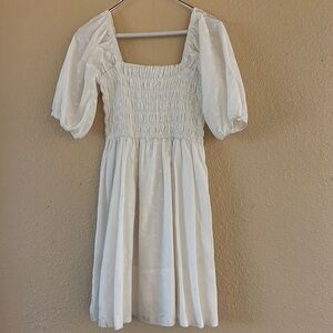 GB eyelet white dress